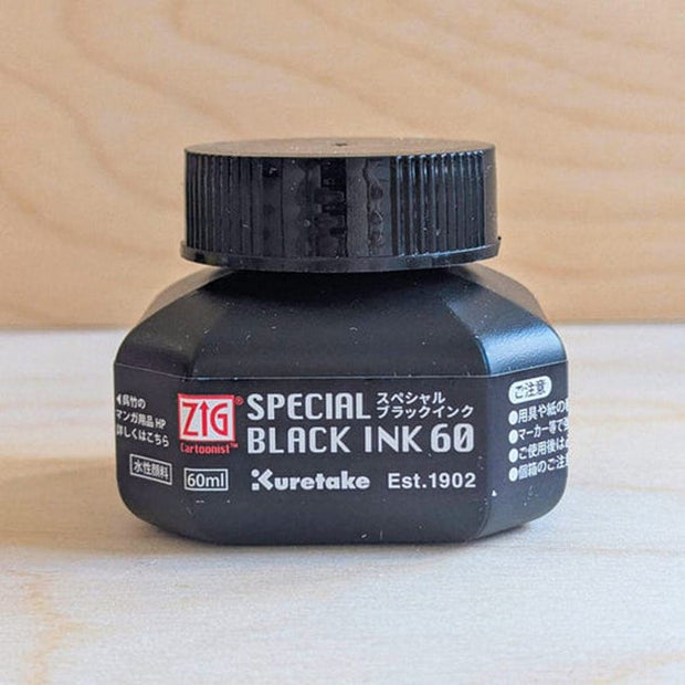 ZIG Kuretake Cartoonist Ink Black 60ml