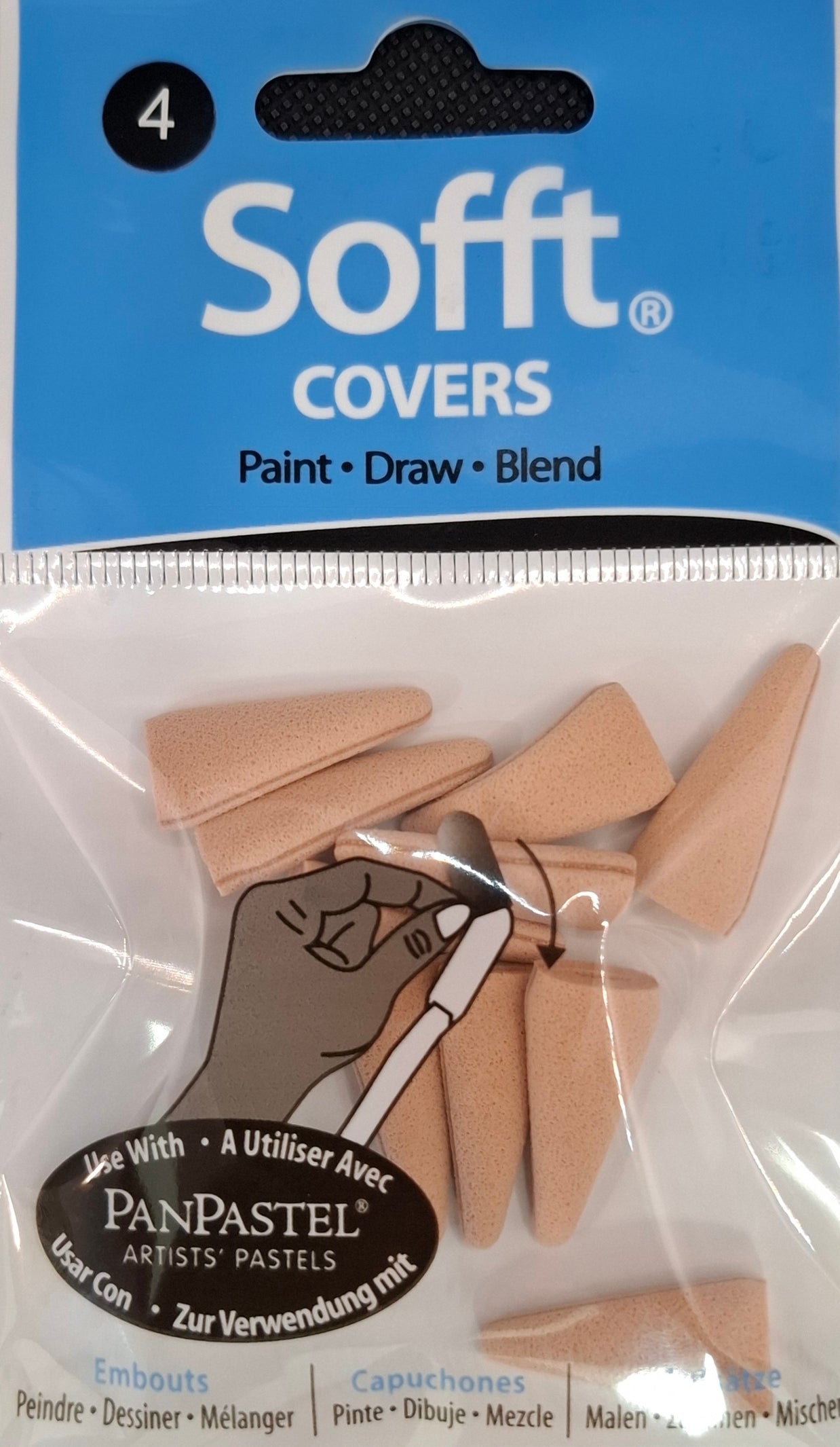Sofft Pallete Knives, Covers and Sponges