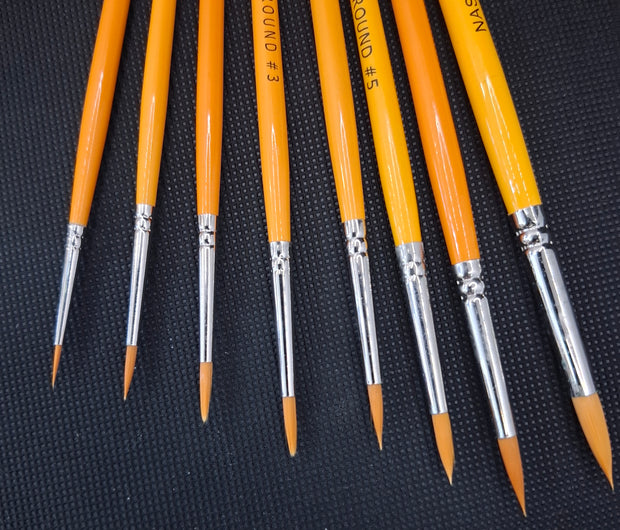 NAS Round Synthetic Brushes