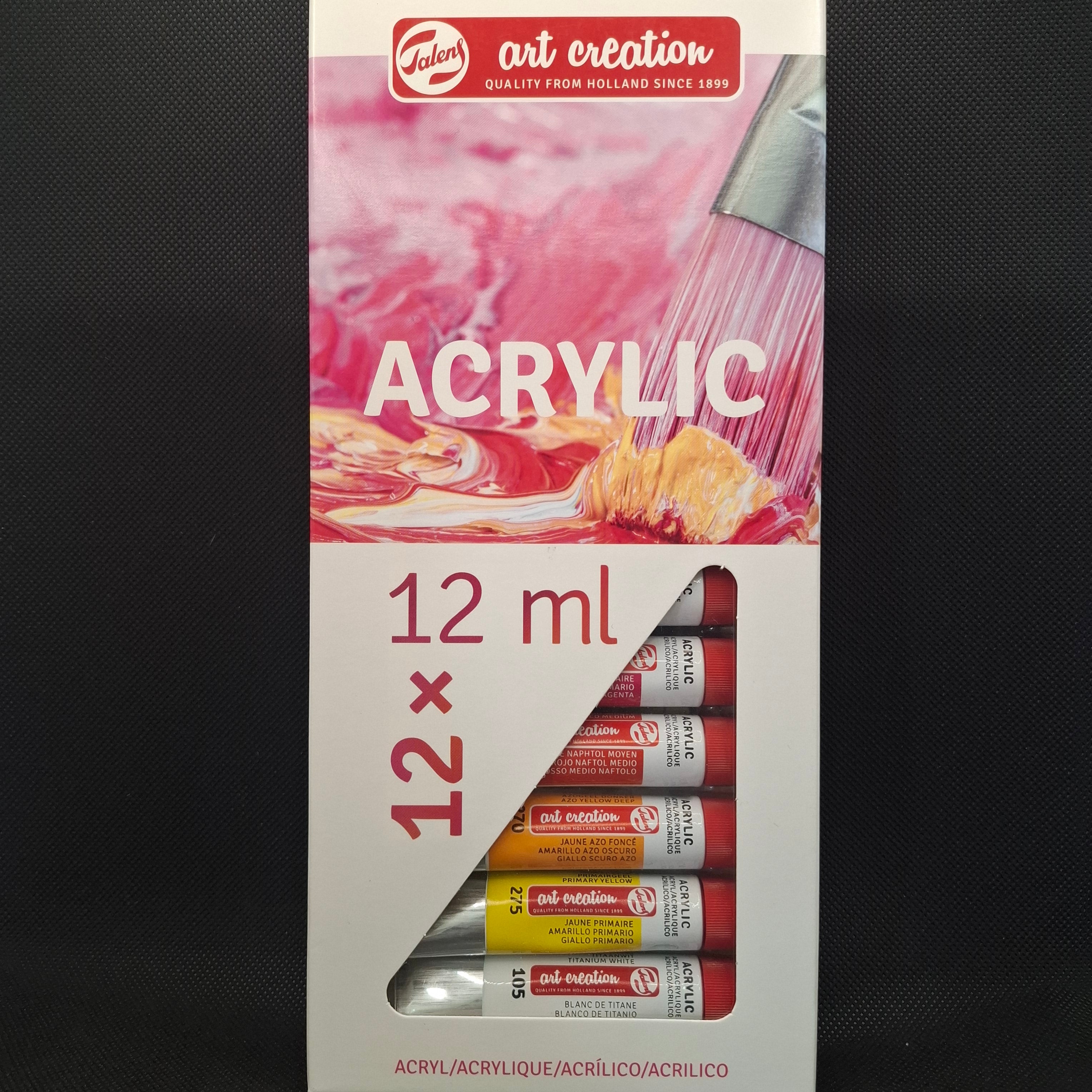Talens Art Creation 12ml Acrylic Set