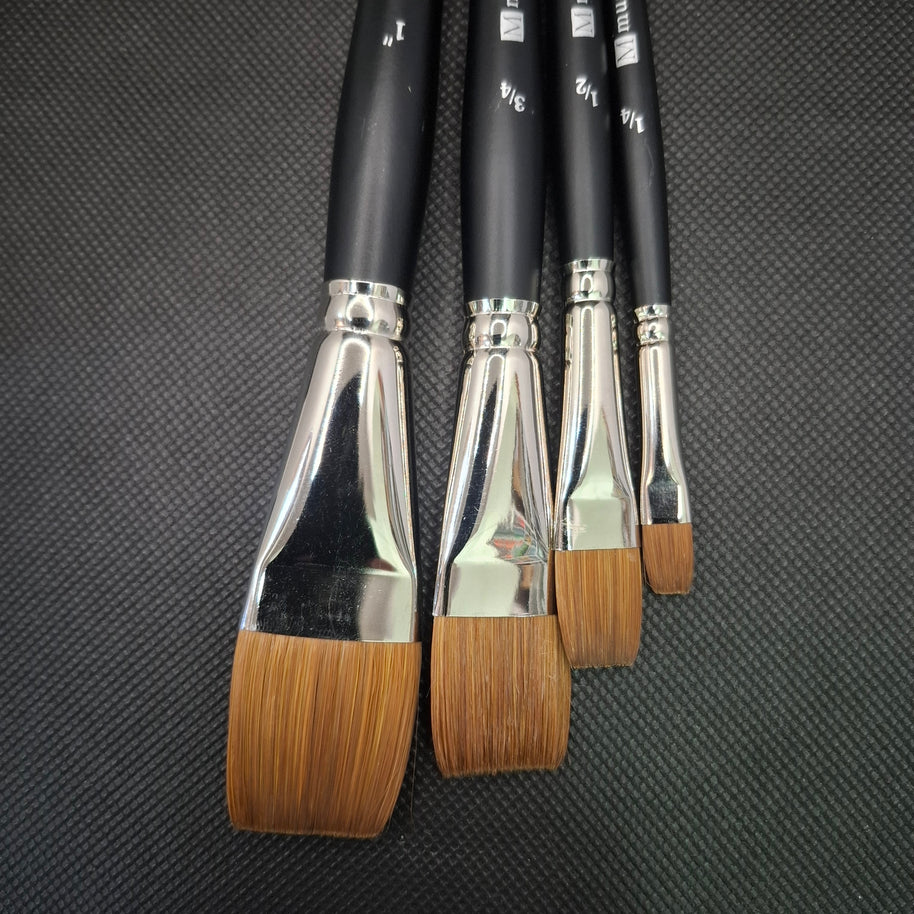 Museum Synthetic Kolinsky Flat Brush