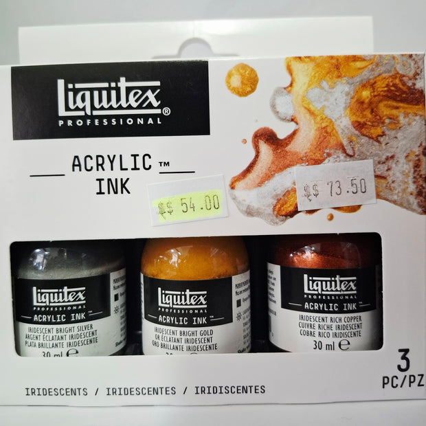 Liquitex Acrylic Ink Iridescent Set