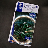 Metallic Coloured Pencil Set Of 12
