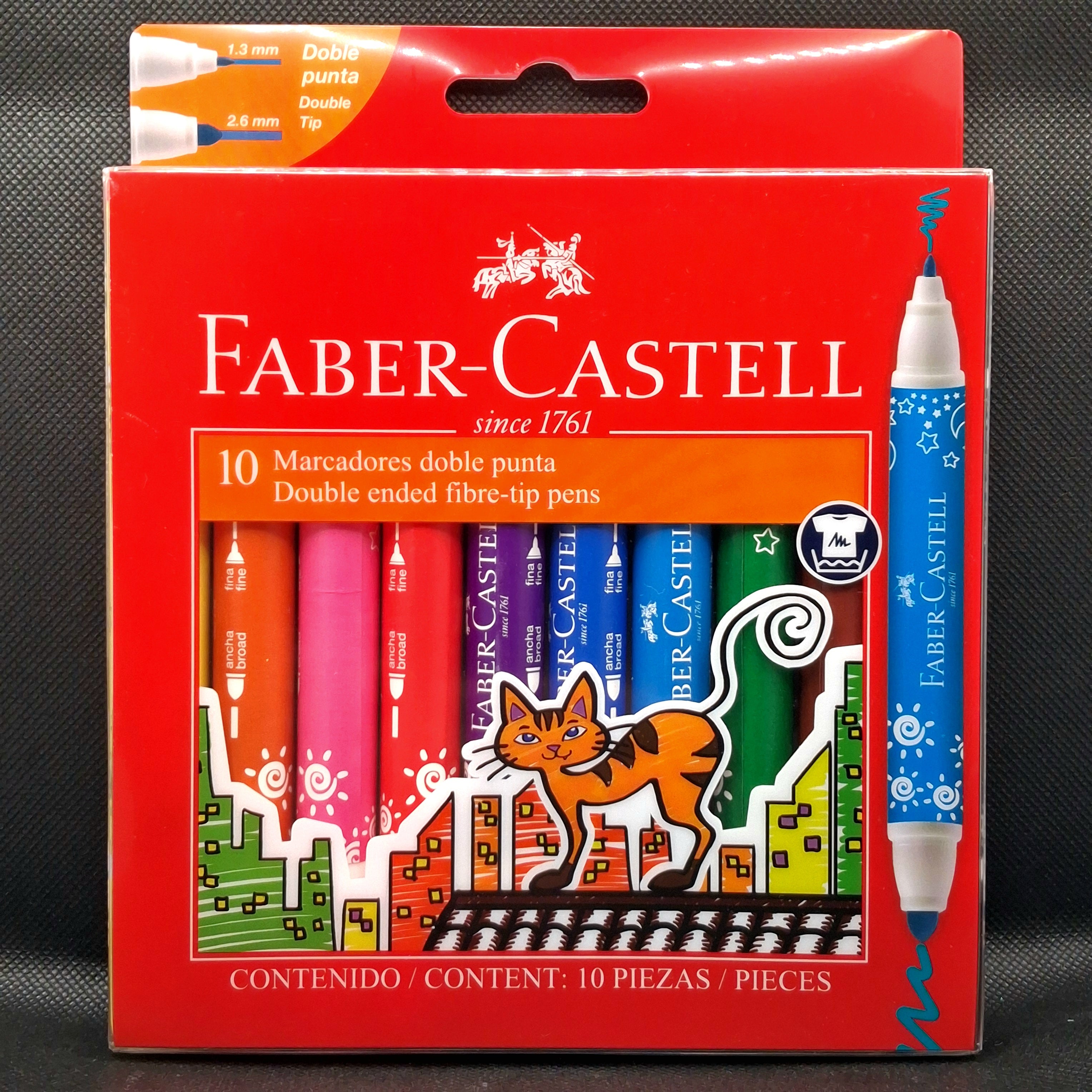 Faber-Castell Double Ended Markers 10pc