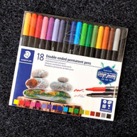 Staedtler Double Ended Permanent Pens 18pc