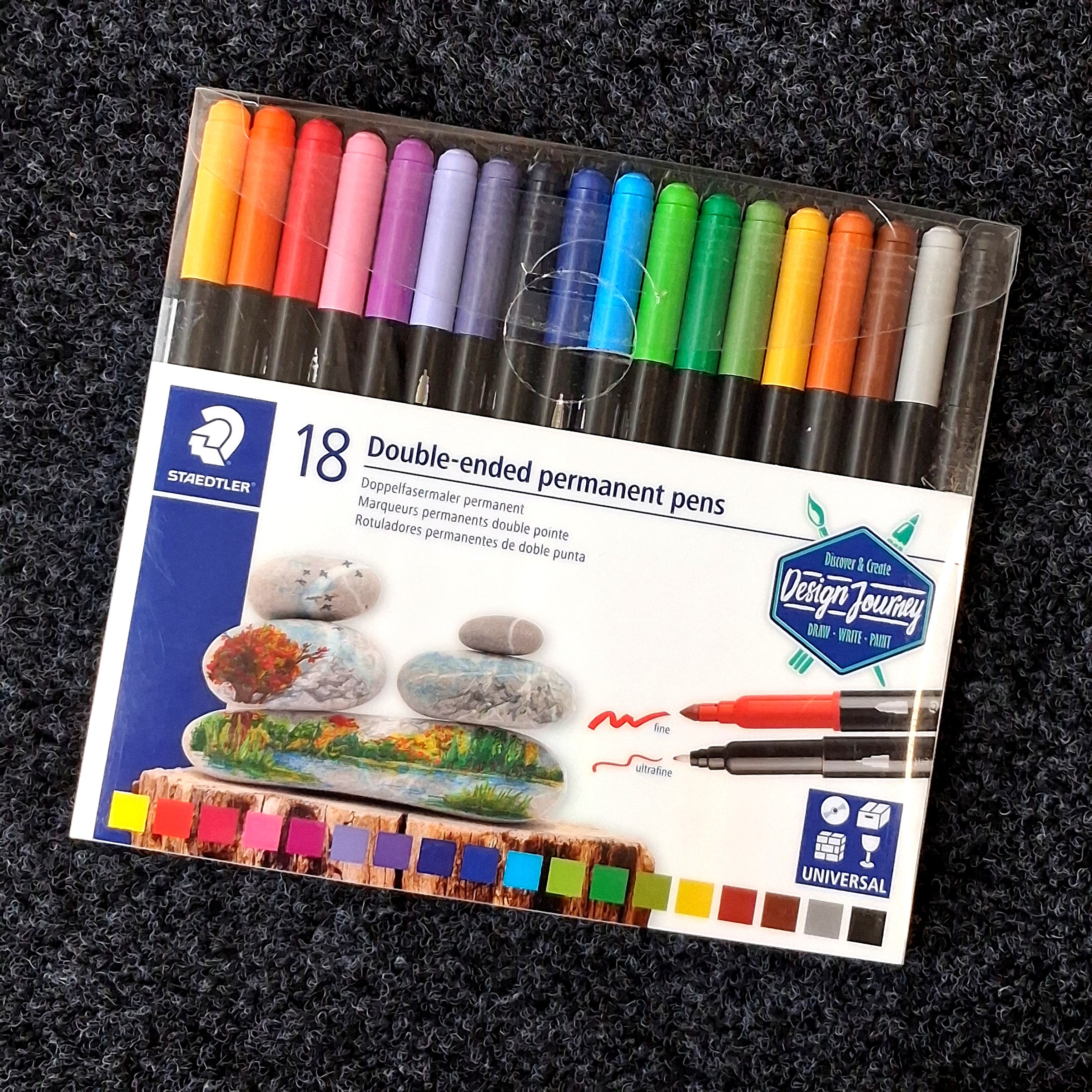 Staedtler Double Ended Permanent Pens 18pc