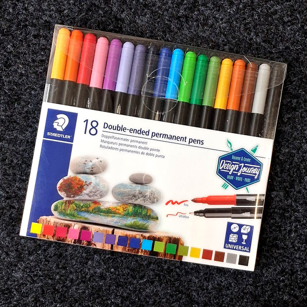 Staedtler Double Ended Permanent Pens 18pc