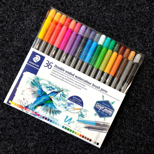 Staedtler Double-Ended Watercolour Brush Pens