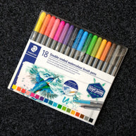 Staedtler Double-Ended Watercolour Brush Pens