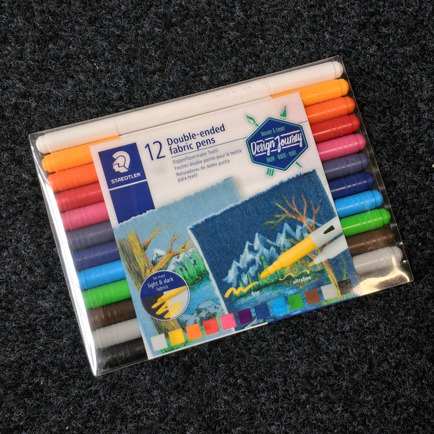Staedtler Double-Ended Fabric Pens 12pc Set