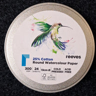 Reeves Round Watercolour Paper 300gsm (24sht)