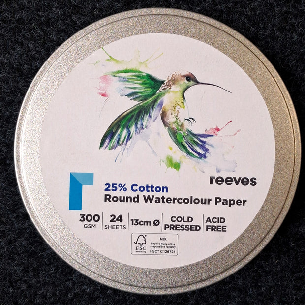 Reeves Round Watercolour Paper 300gsm (24sht)