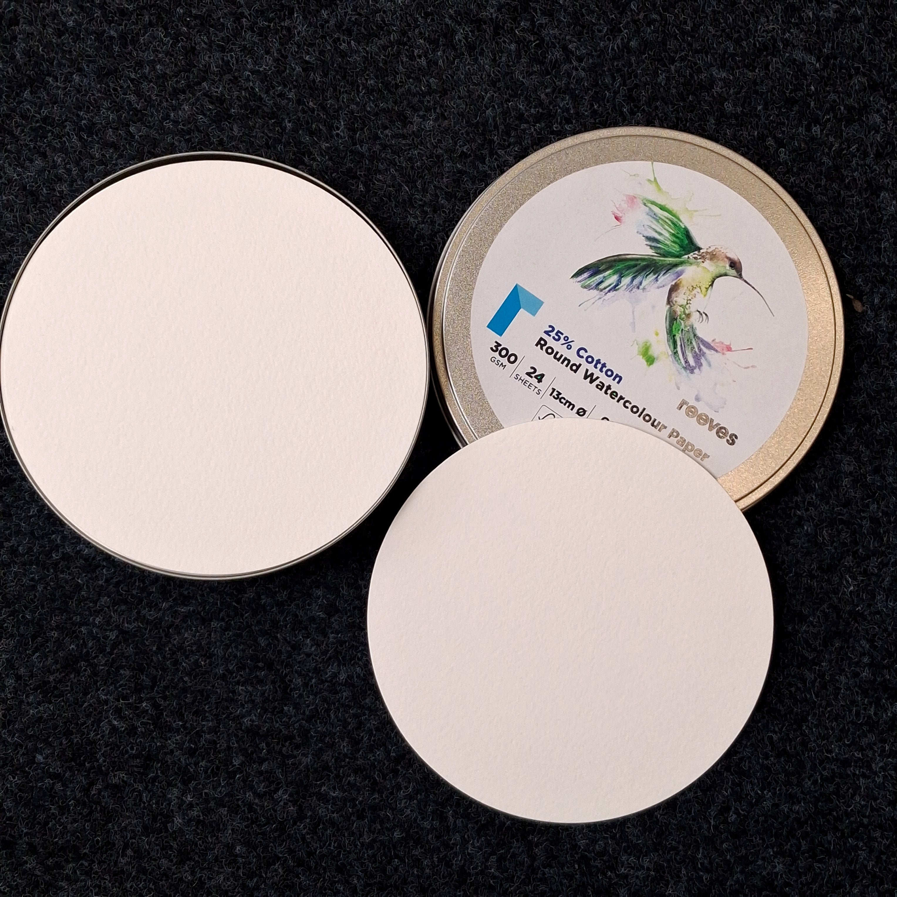 Reeves Round Watercolour Paper 300gsm (24sht)