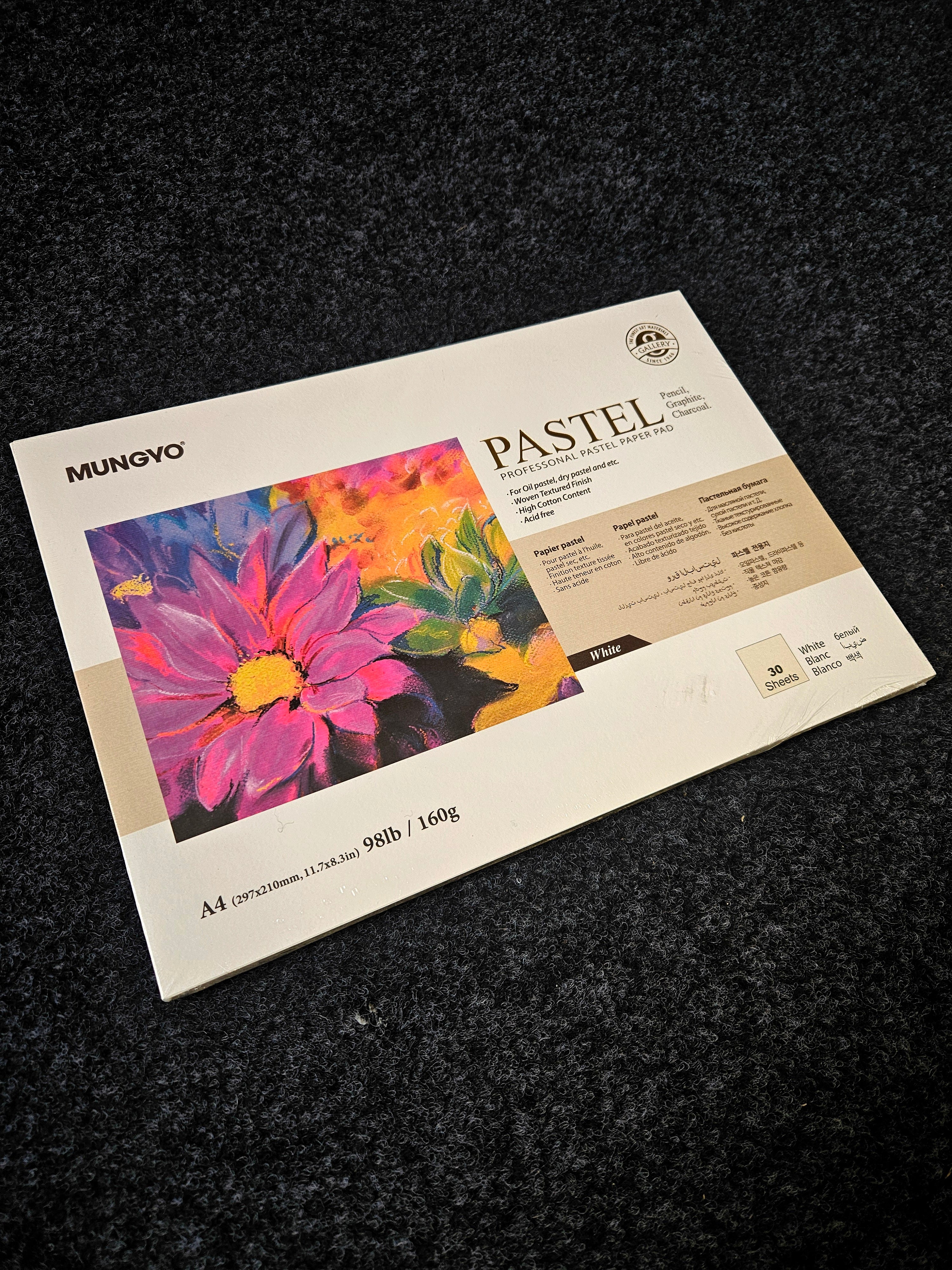 Mungyo Pastel Pad 160gsm (30sh)