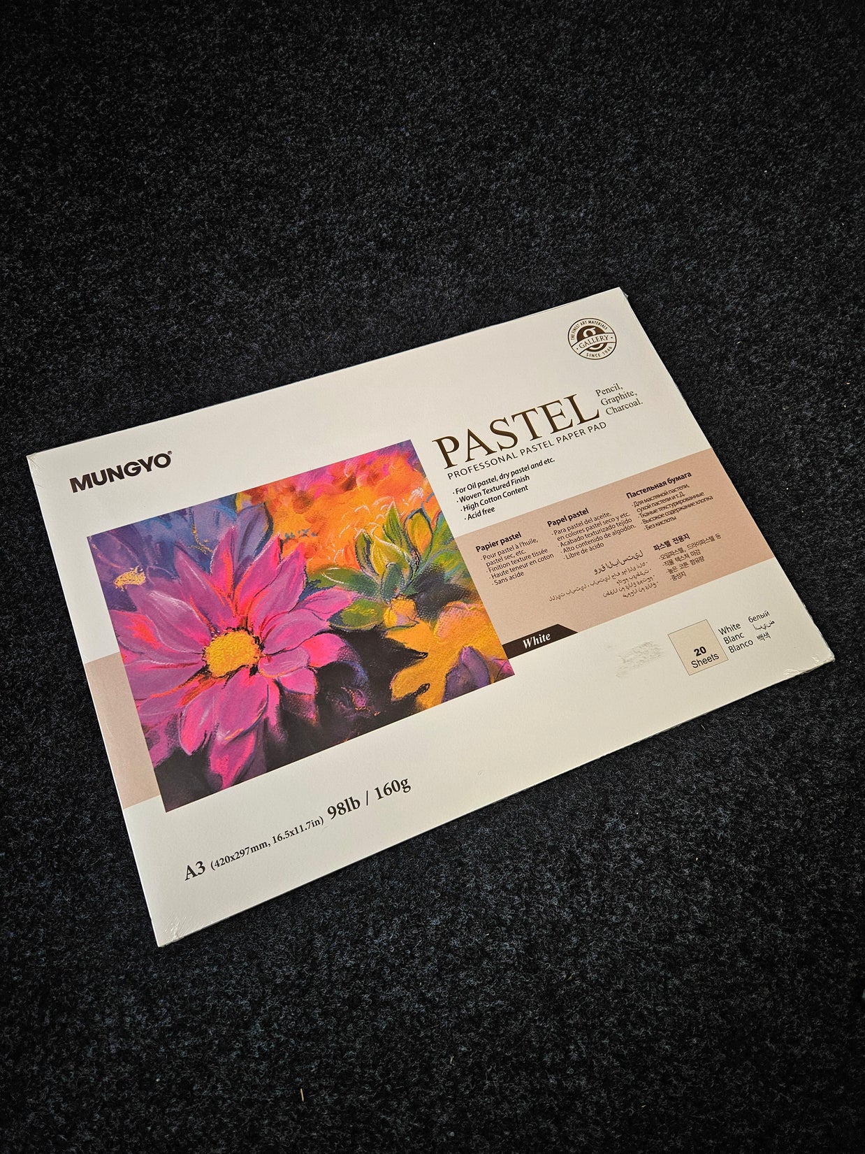 Mungyo Pastel Pad 160gsm (30sh)