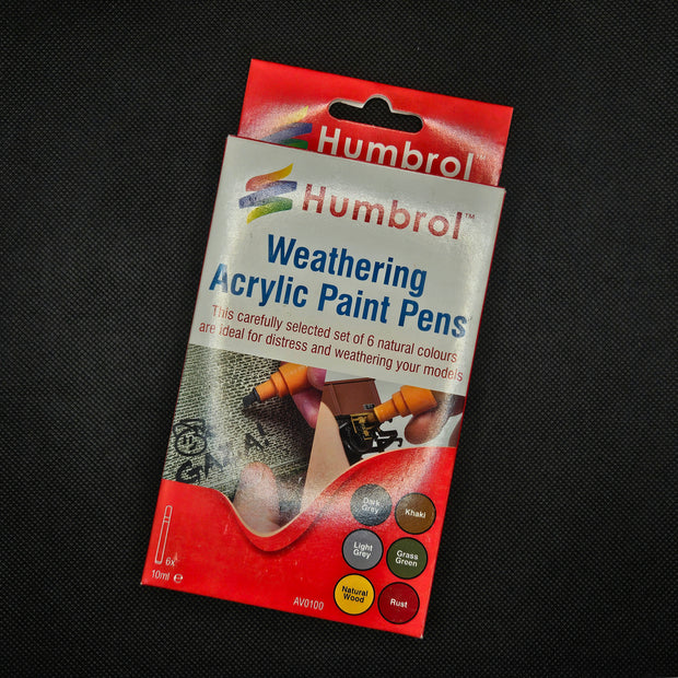 Humbrol Weathering Acrylic Paint Set Of 6