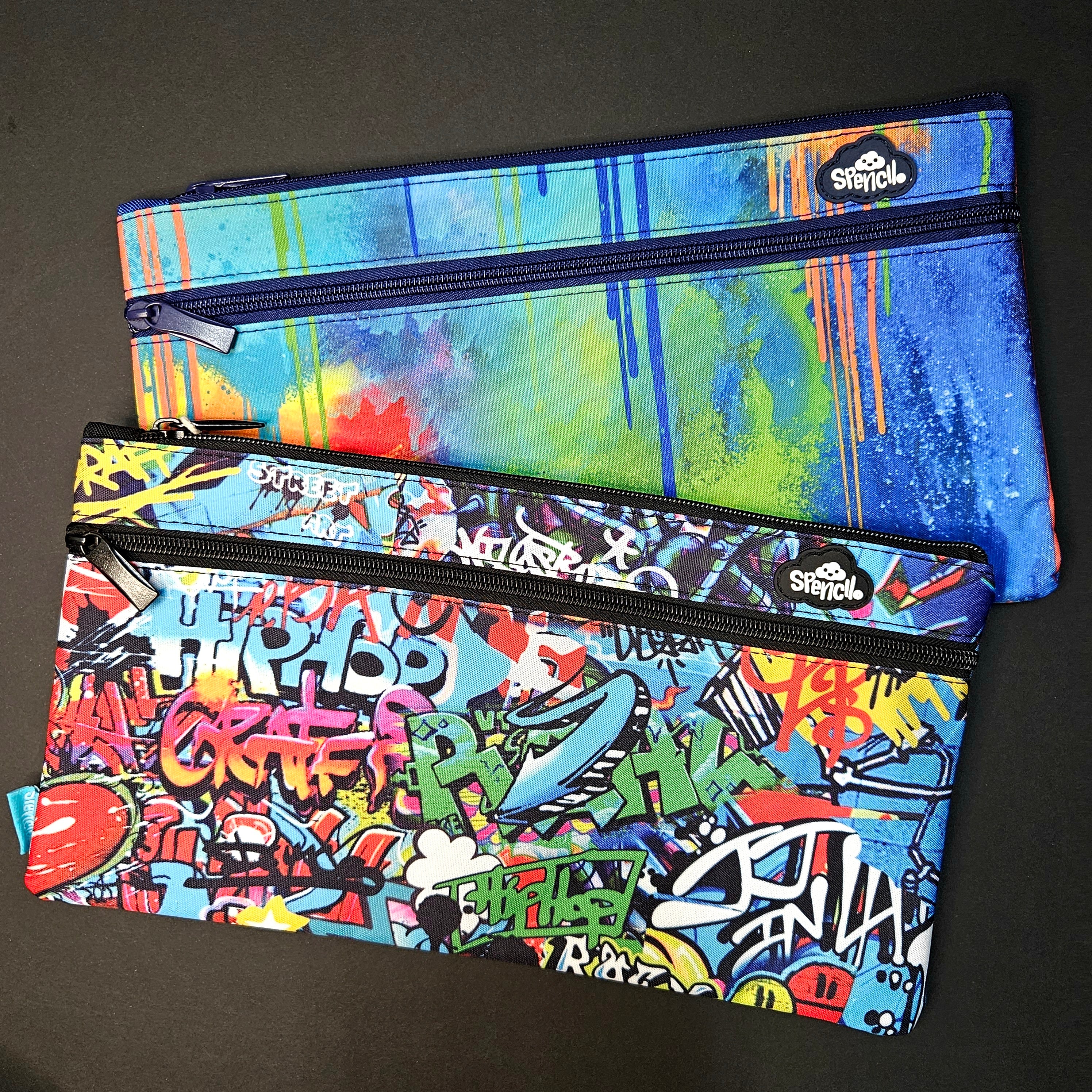 Twin Zip Pencil Case