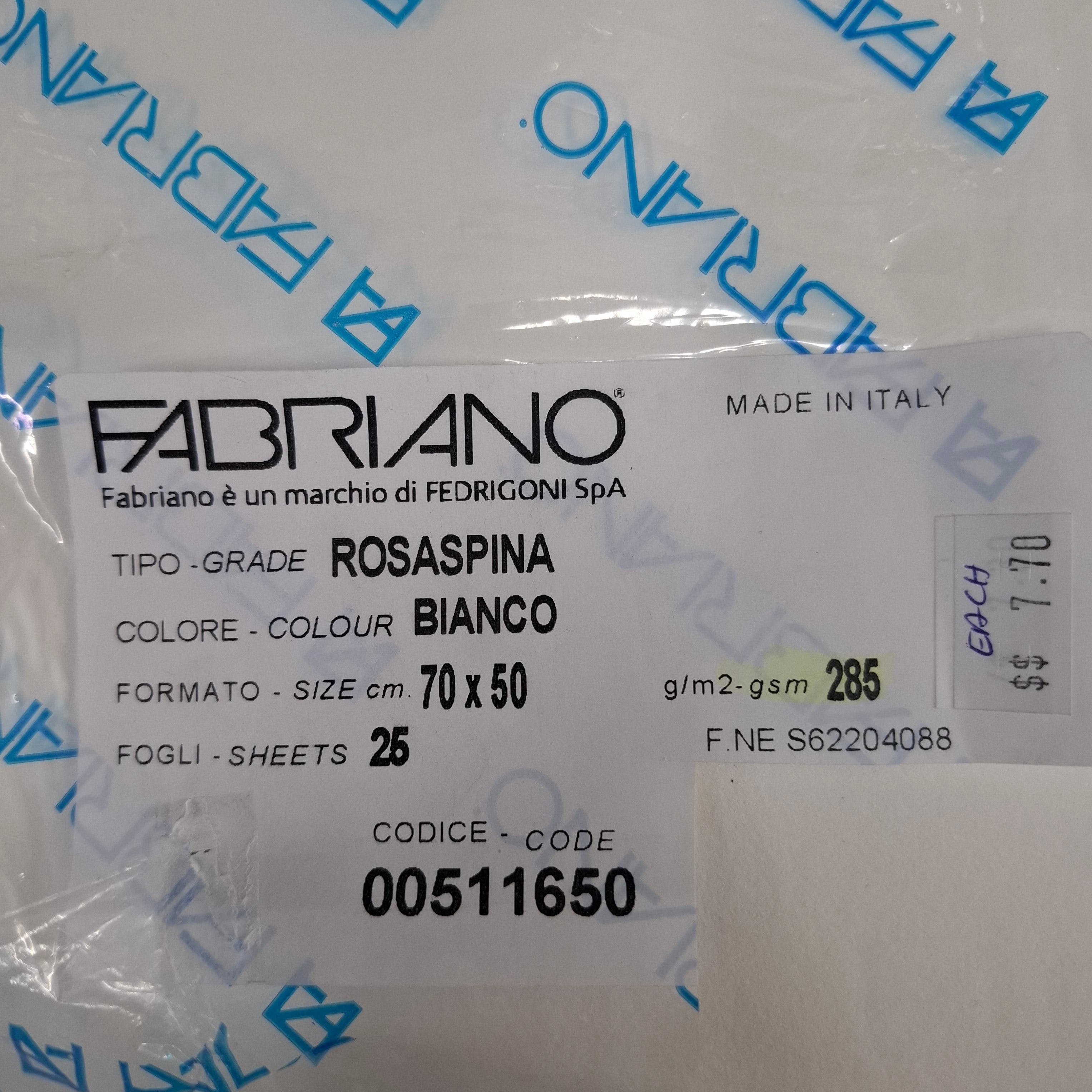 Fabriano Rosapina Printmaking Paper (50x70cm)