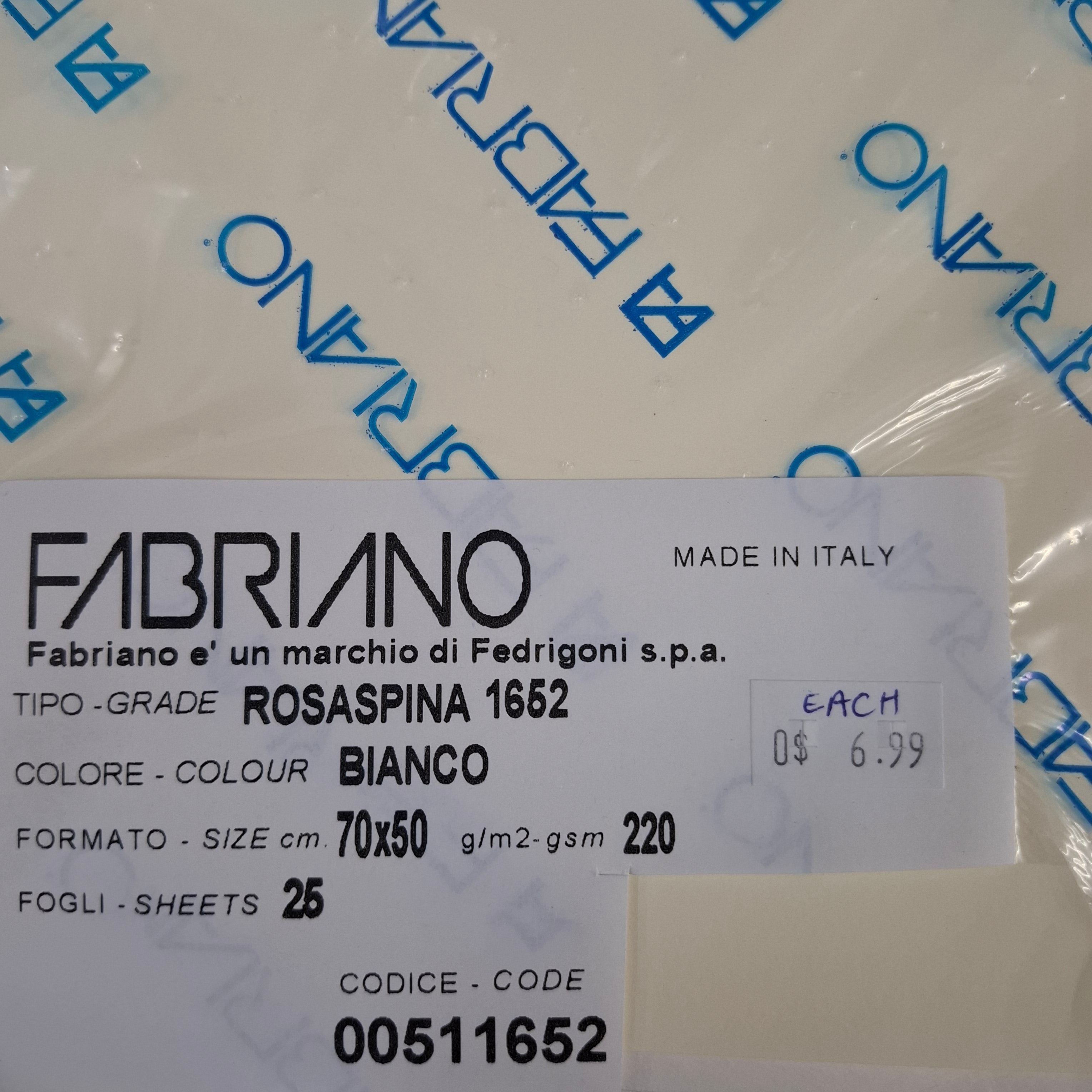 Fabriano Rosapina Printmaking Paper (50x70cm)