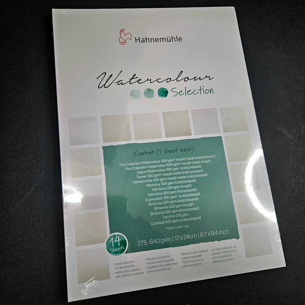 Hahnemuhle Watercolour Selection Pad 17x24cm