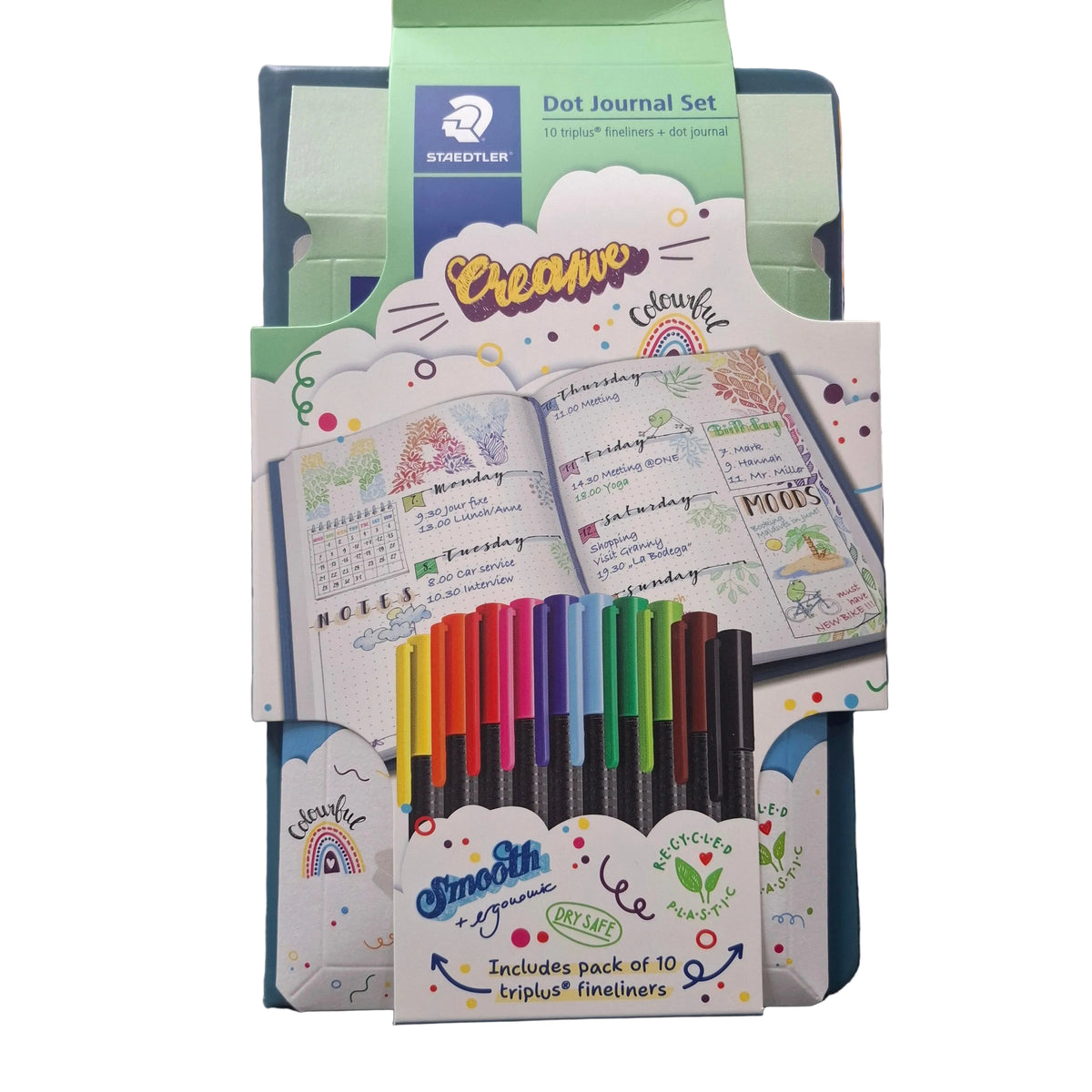 Staedtler Triplus Fineliner Dot Journal Set