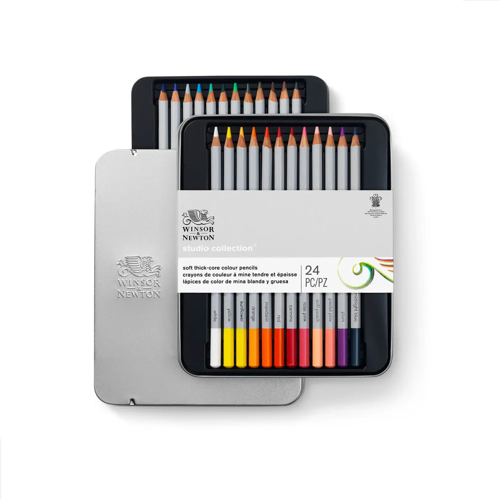 Winsor & Newton Coloured Pencils 24pc Set