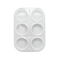 6 Cup Paint Tray with Clear Lid