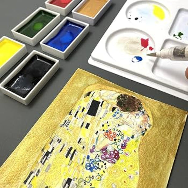 Kuretake ZIG Historic Watercolor Gustav Klimt the Kiss 6 Color Set