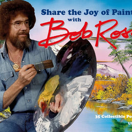 Share the Joy of Painting with Bob Ross: 35 Postcards cover image