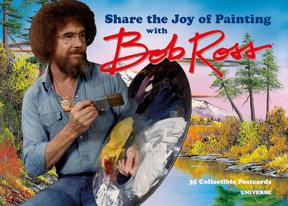 Share the Joy of Painting with Bob Ross: 35 Postcards cover image