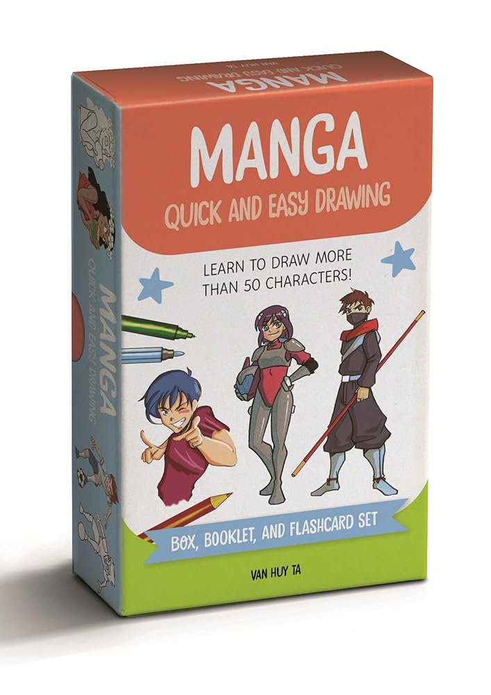 Manga Quick and Easy Drawing Deck: Learn to Draw More than 50 Characters! cover image