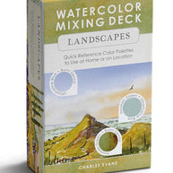 Watercolor Mixing Deck: Landscapes: Quick Reference Color Palettes to Use at Home or on Location cover image