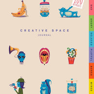 Creative Space Journal: Journal Through 100 Art Projects cover image