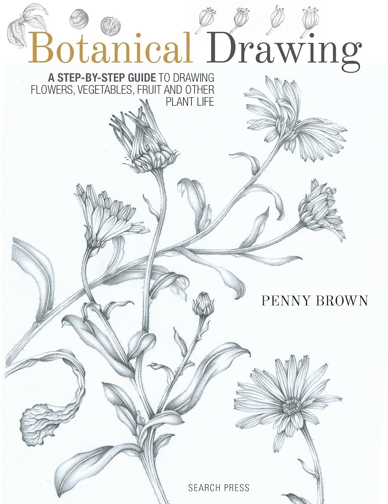 Botanical Drawing: A Step-by-Step Guide to Drawing Flowers, Vegetables, Fruit and other Plant Life cover image
