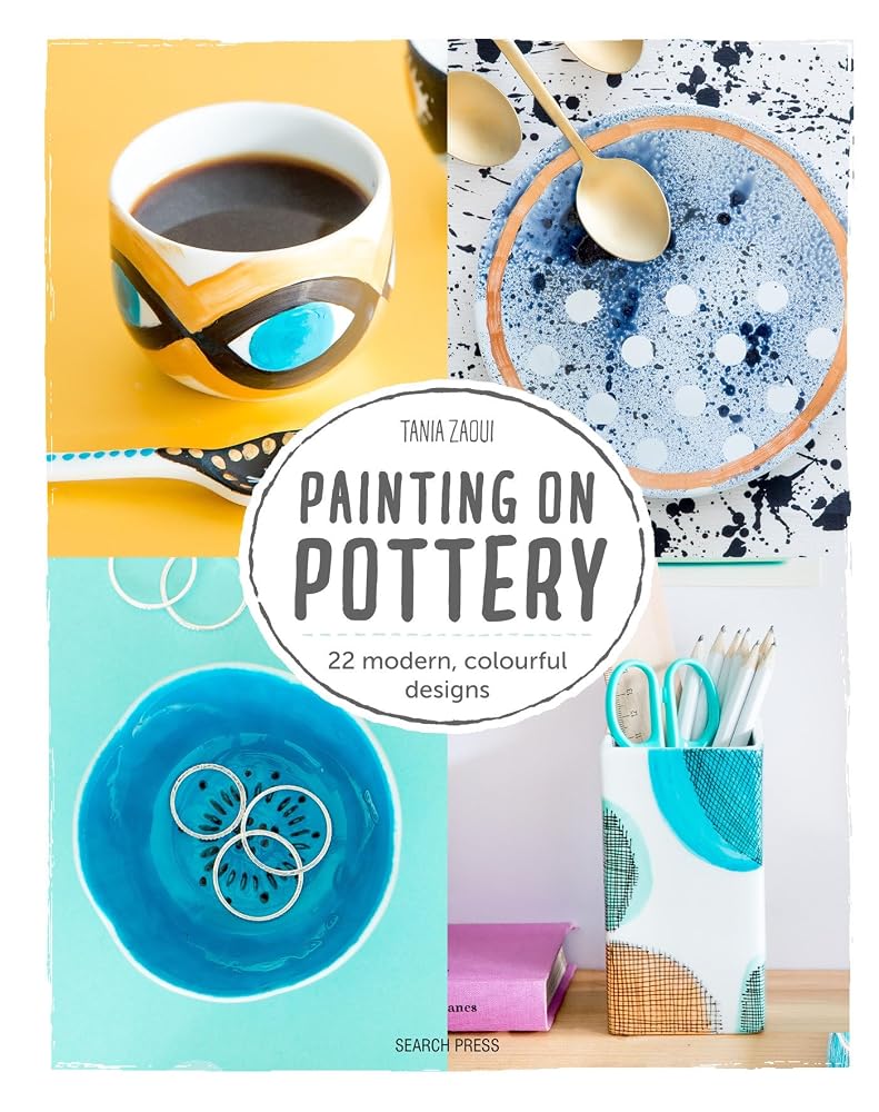 Painting on Pottery: 22 Modern Colourful Designs cover image