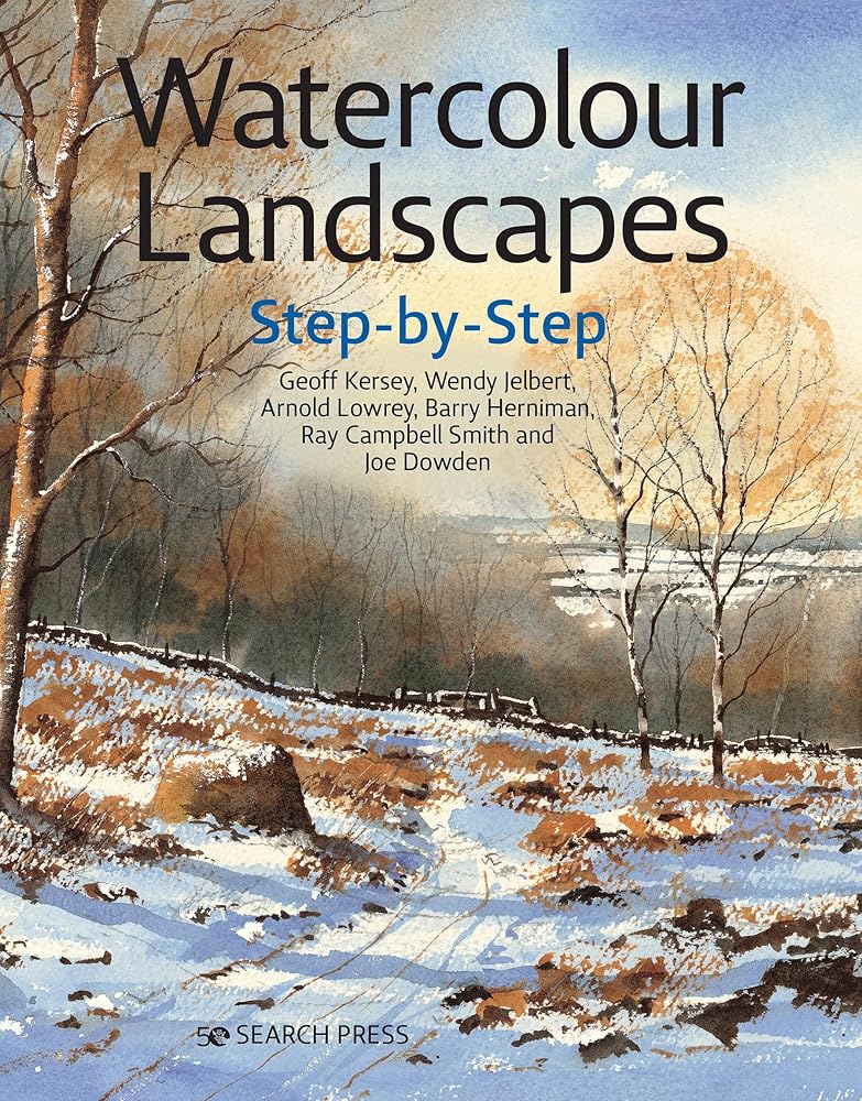 Watercolour Landscapes Step-by-Step (Step-by-Step Leisure Arts) cover image
