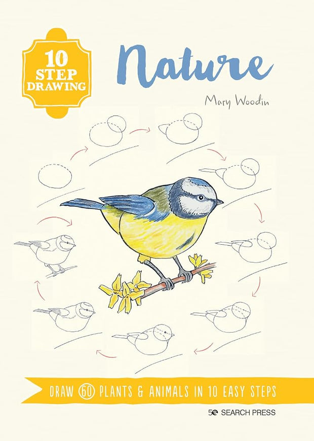 10 Step Drawing: Nature cover image