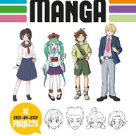 Draw Manga: 10 Step-by-Step Projects cover image