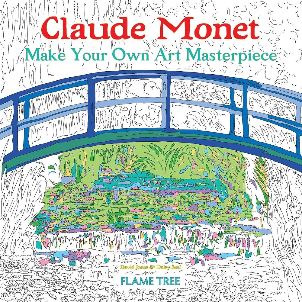 Claude Monet (Art Colouring Book): Make Your Own Art Masterpiece cover image