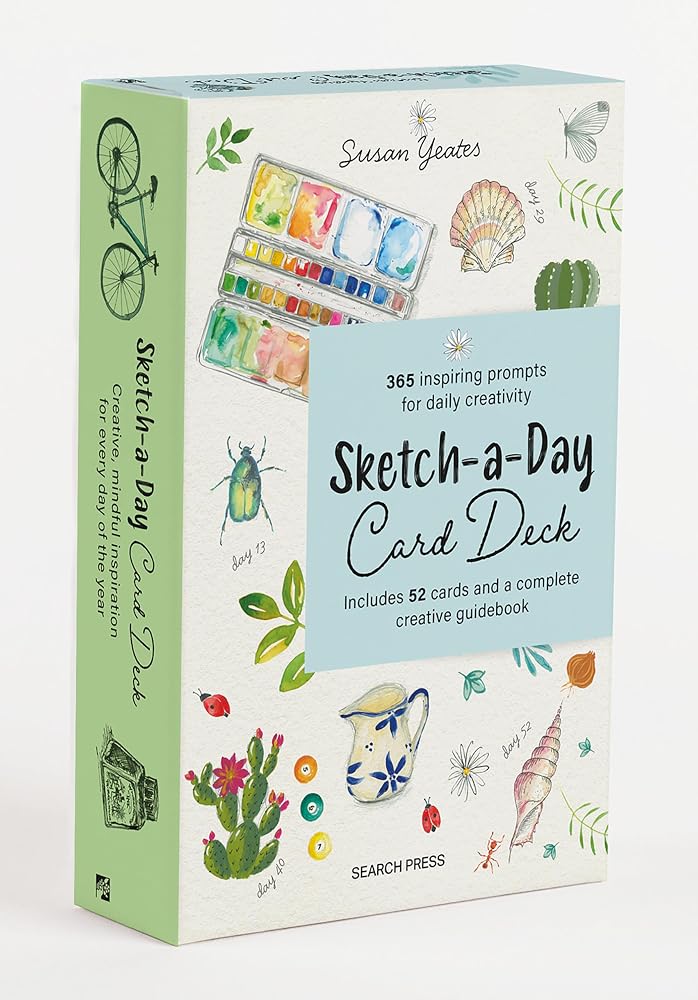 The Sketch a Day Card Deck: 365 inspiring prompts for daily creativity cover image