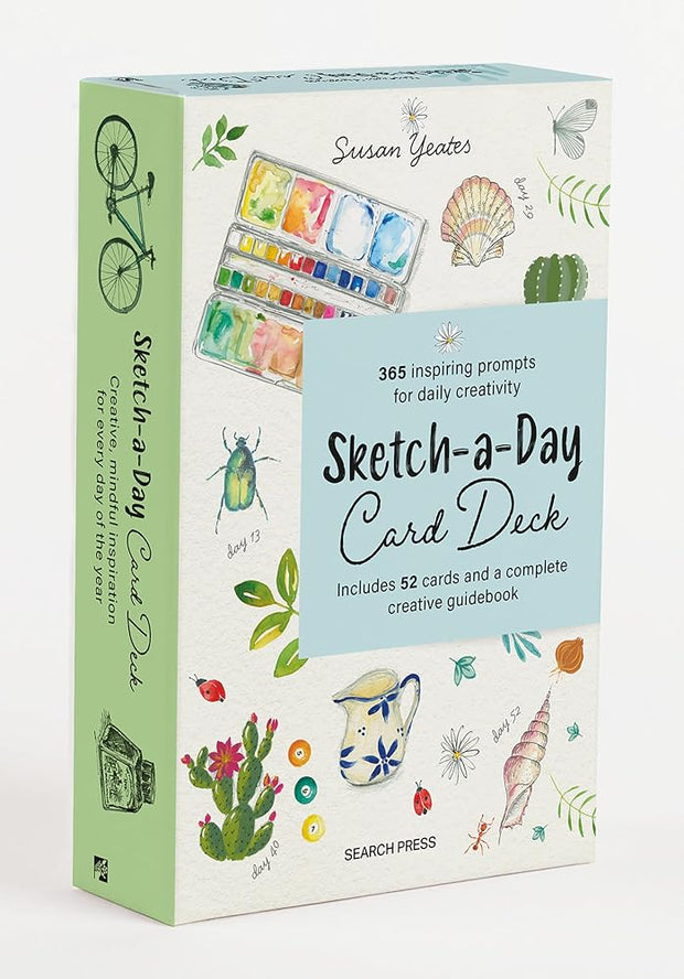 The Sketch a Day Card Deck: 365 inspiring prompts for daily creativity cover image