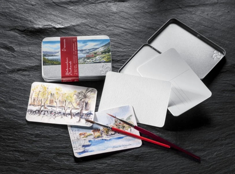 Hahnemuhle Watercolour Postcards Tin