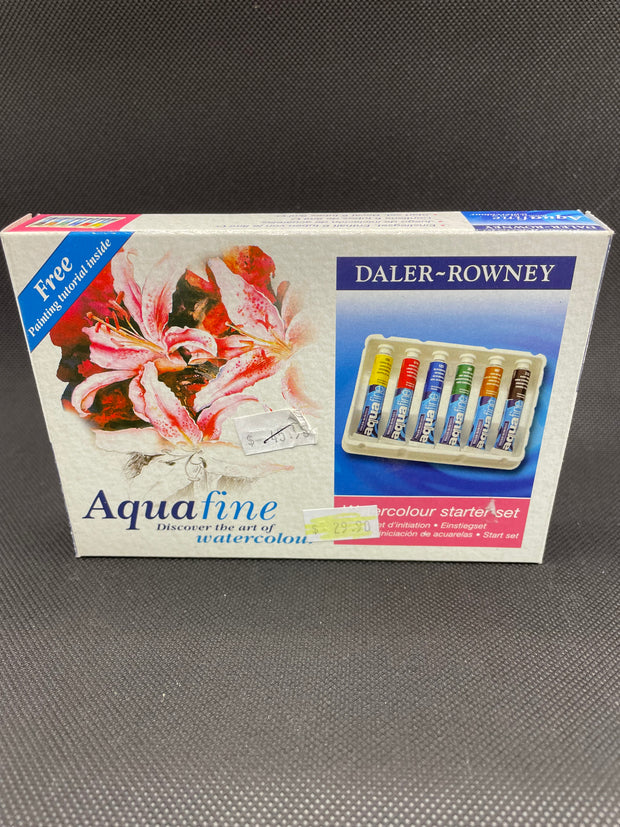Aquafine Watercolour 6 Tube Set