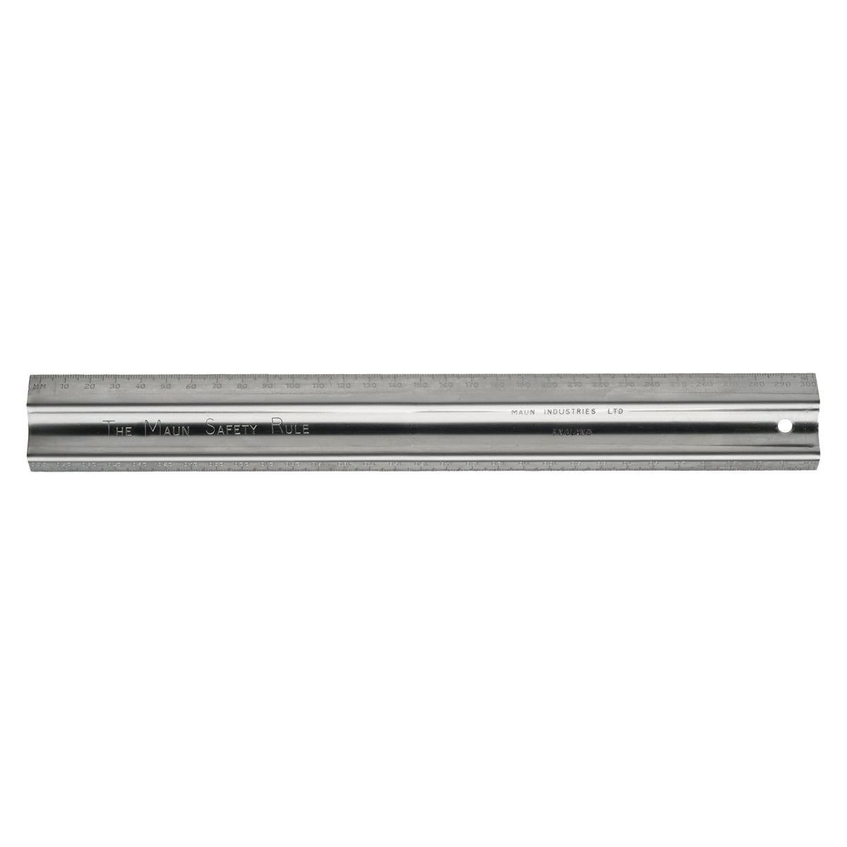 Maun Stainless Steel Safety Ruler 30cm