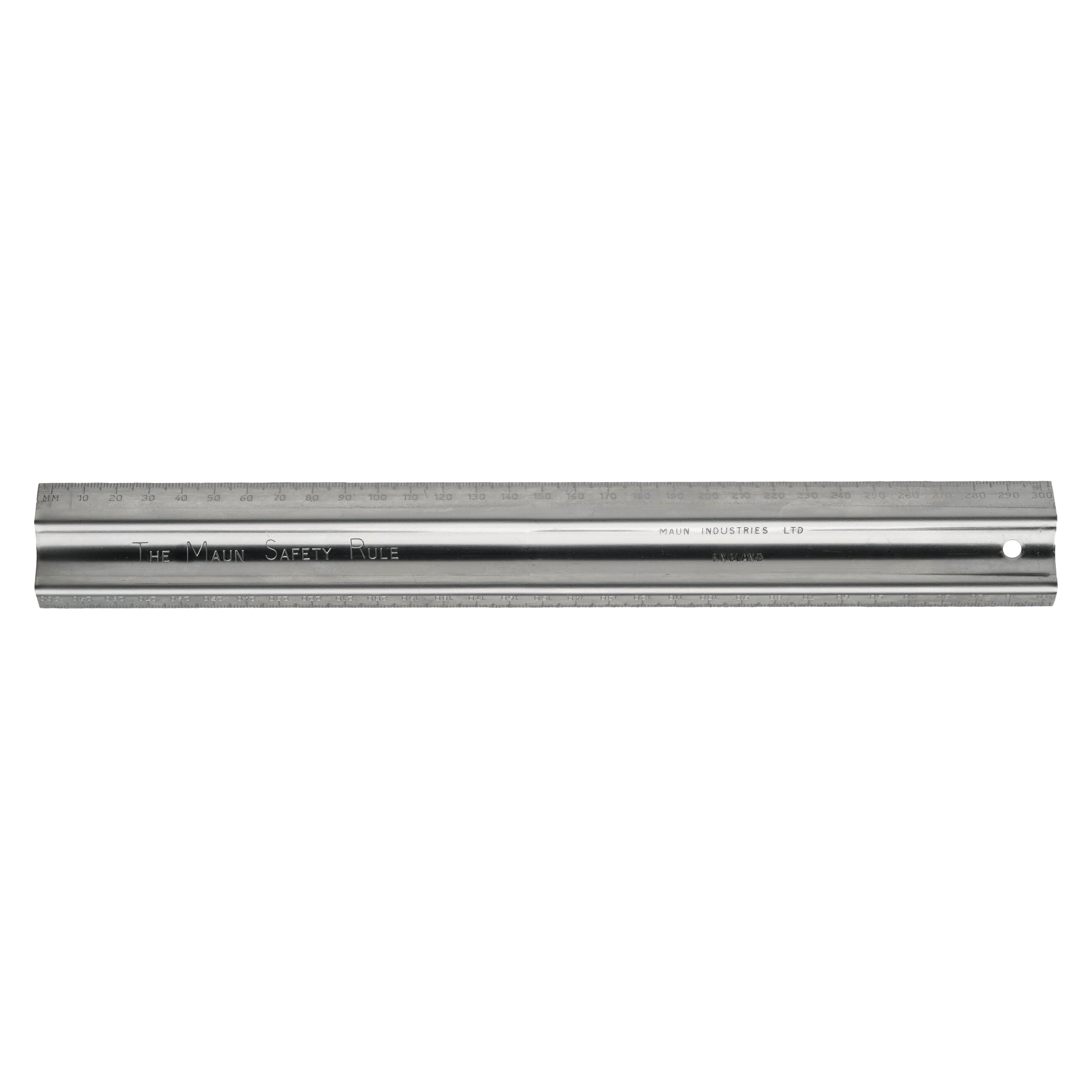 Maun Stainless Steel Safety Ruler 30cm