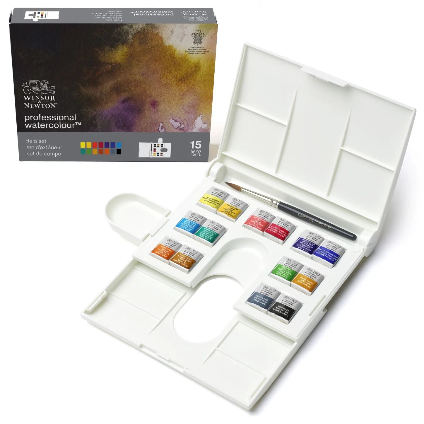 Winsor & Newton Professional Watercolour Compact Set Of 15