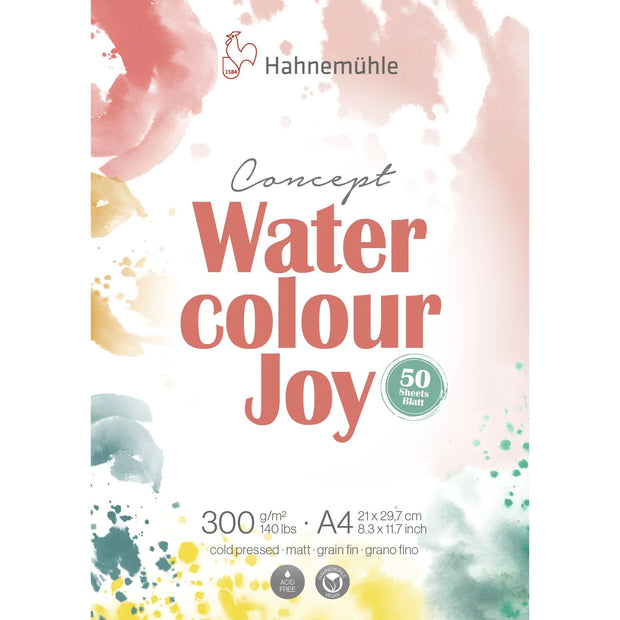 Hahnemuhle Watercolour Joy Pad 300gsm (50sht)