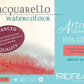 Fabriano Artistico Watercolour Pads