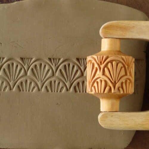 Wooden Stamps and Textured Rollers