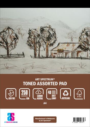 Art Spectrum A4 Toned Pad 250gsm (40sht)